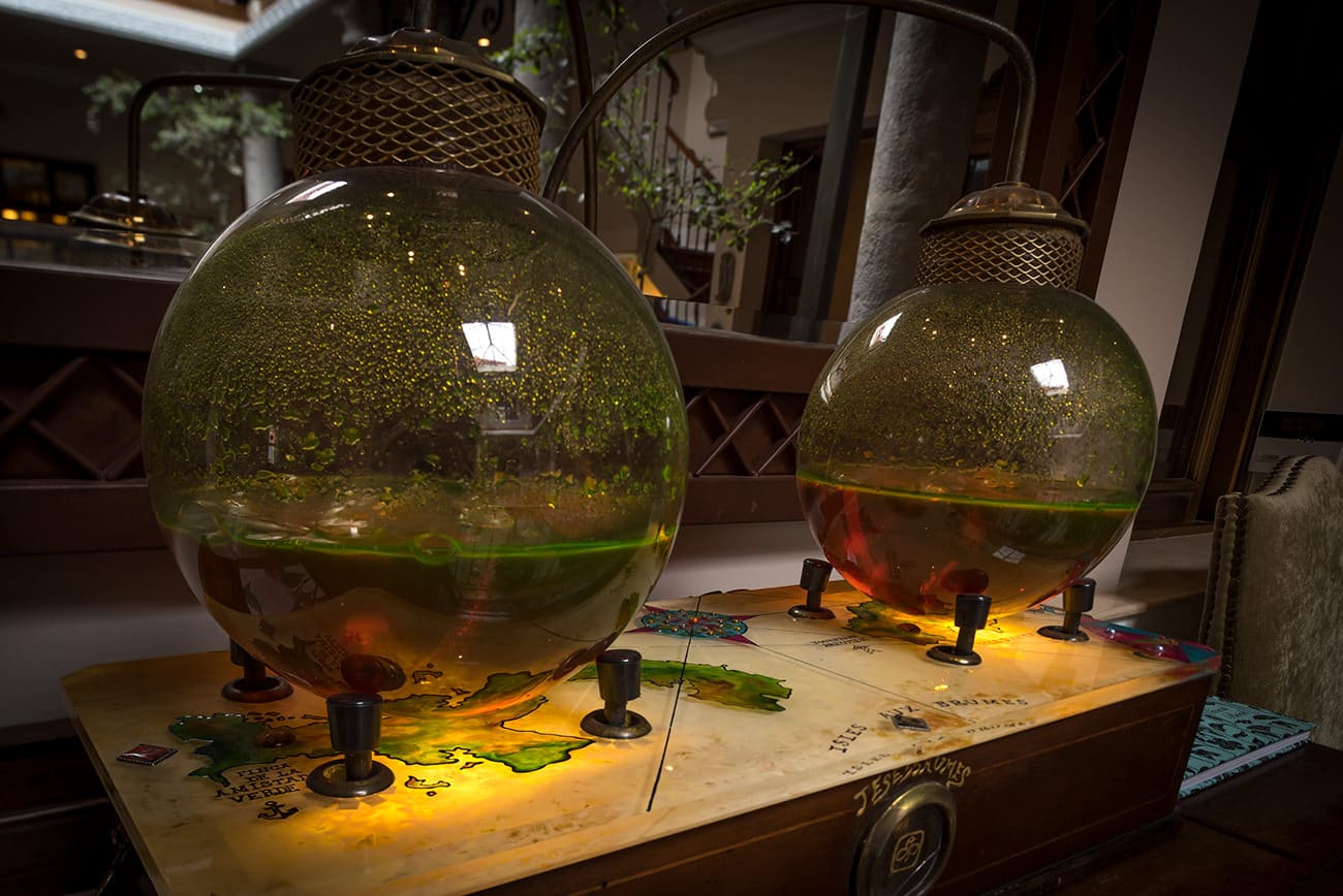 Art and decor at Villa Colonna